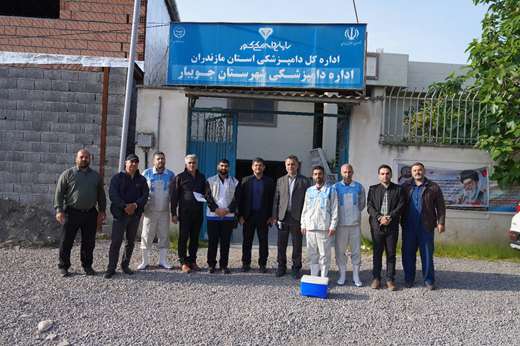 گزارش تصویری از دومین رزمایش جهاد دامپزشکی در شهرستان جویبار 