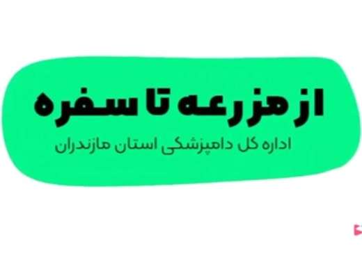 اقدامات نظارتی اداره کل دامپزشکی استان مازندران به مناسبت هفته دولت از صدا و سیمای مرکز مازندران