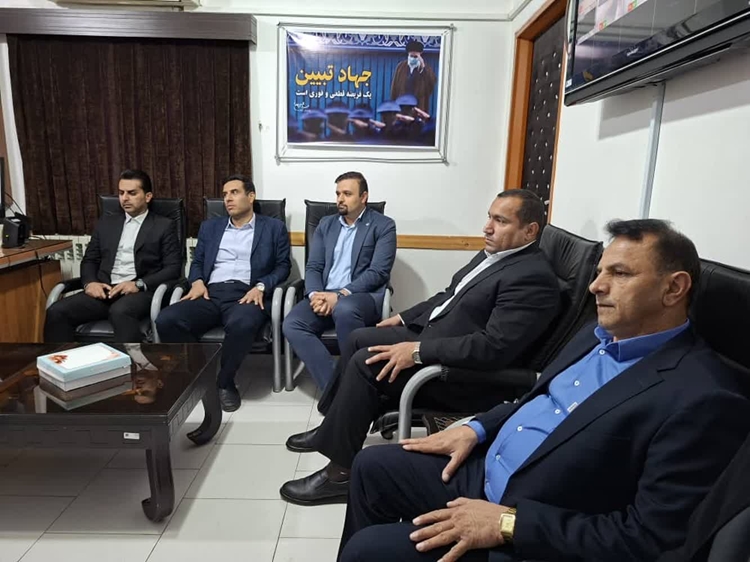 تقدیر و تبریک رئیس اداره دامپزشکی میاندورود به مناسبت هفته بسیج در دیدار با فرمانده سپاه