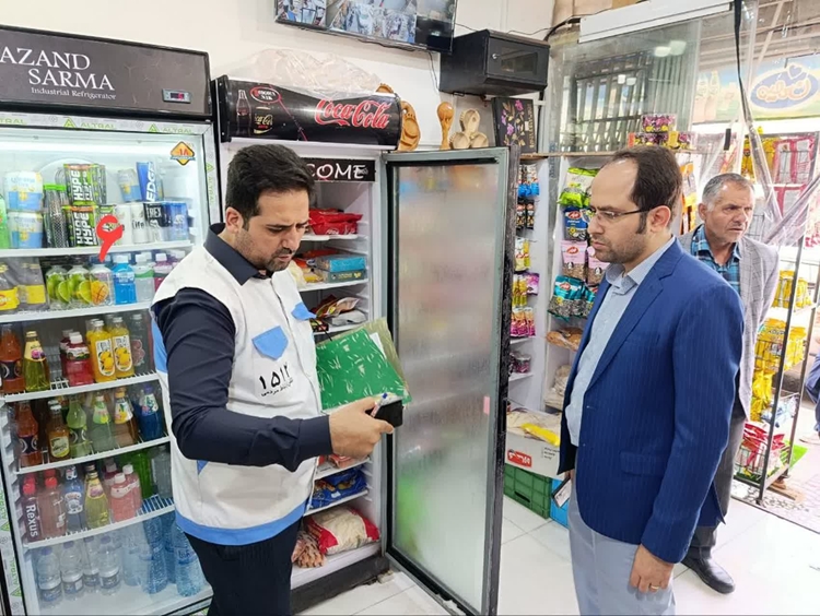 بازرسی مشترک دستگاه‌های اجرایی از واحدهای عرضه فرآورده‌های خام در آستانه عید قربان در سوادکوه شمالی